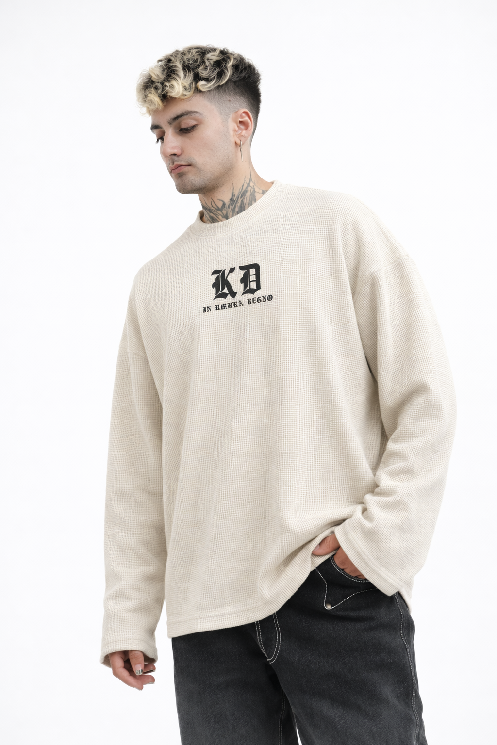 BORN FROM THE DARK WAFFLE TEE