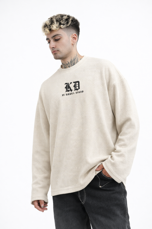 BORN FROM THE DARK WAFFLE TEE