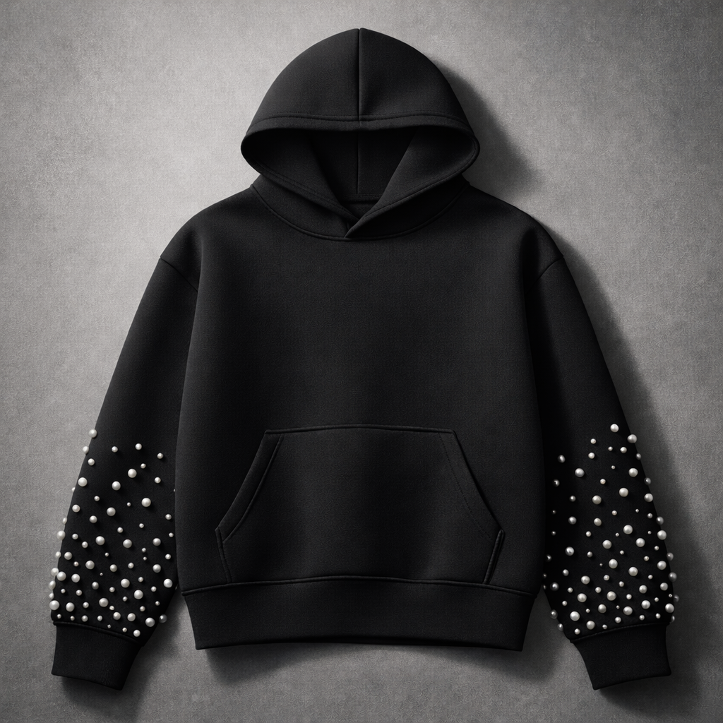 Black Relaxed Fit Hoodie